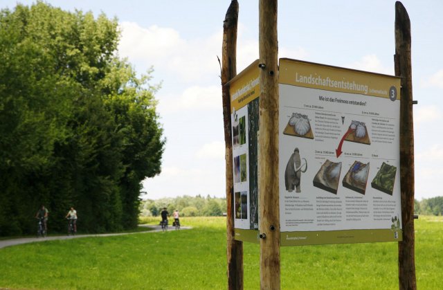 Bild: Der Moorlehrpfad bei Halfing