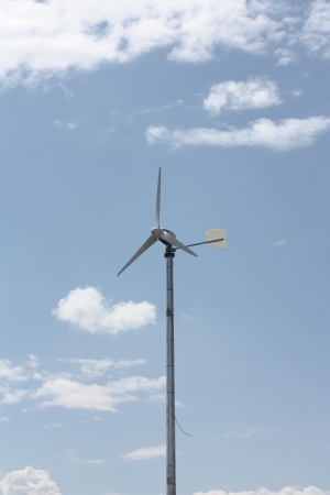 Bild: Die Windkraftanlage in Frauenneuharting