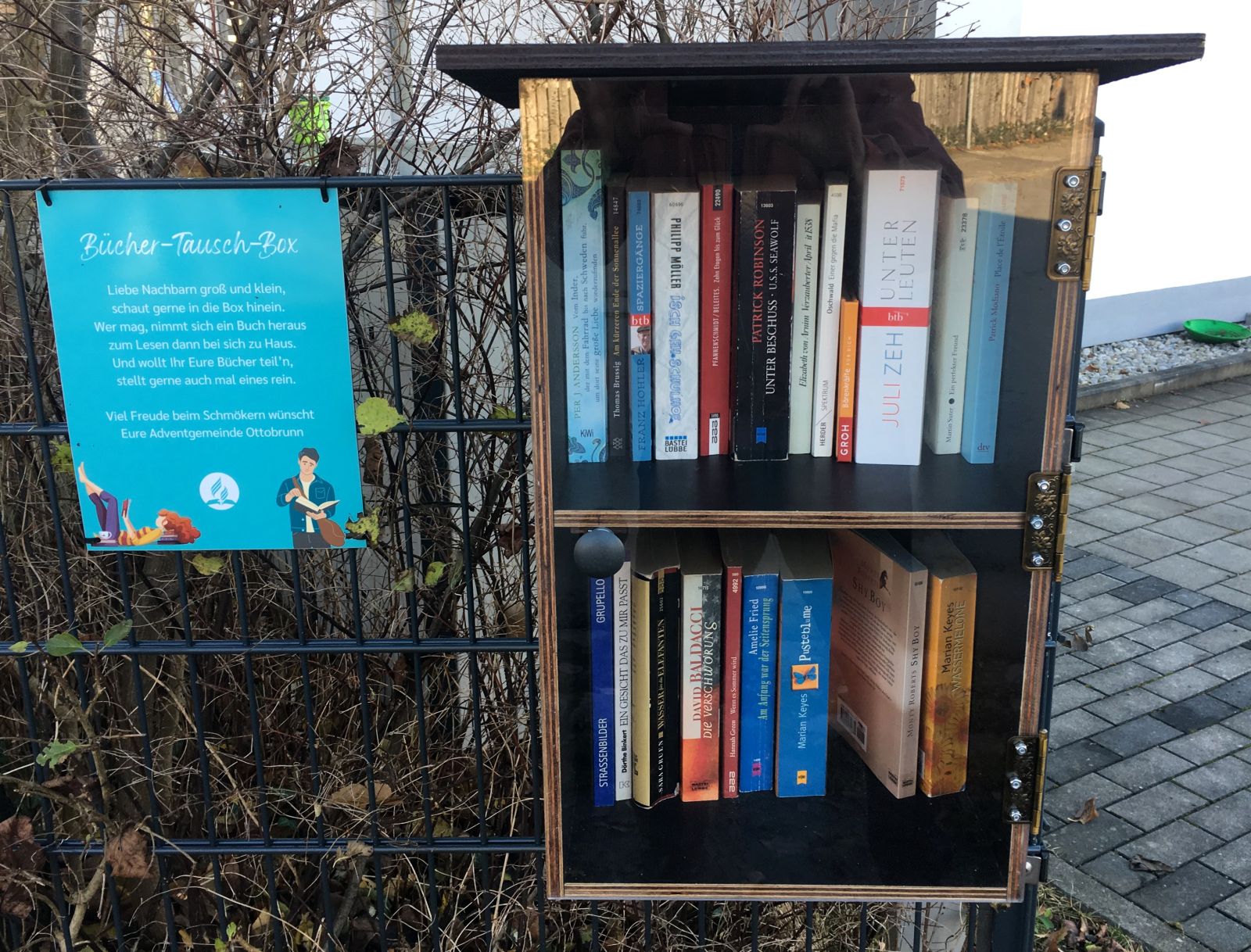Bild einer Büchertauschbox