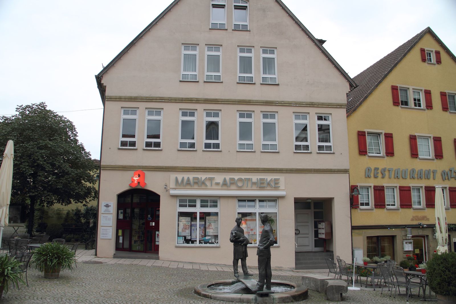Die Pizzeria am Marktplatz in Niederstetten