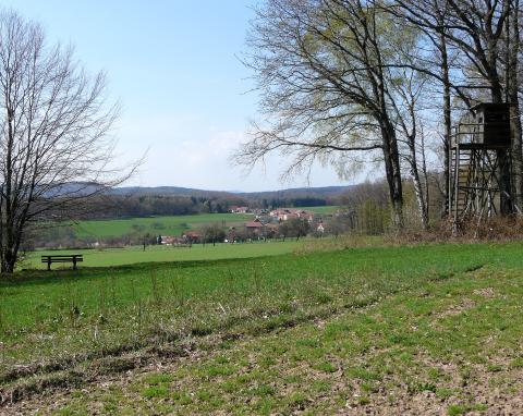 Blick auf Hesselbach